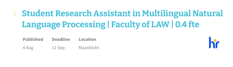 job alert student research assistant